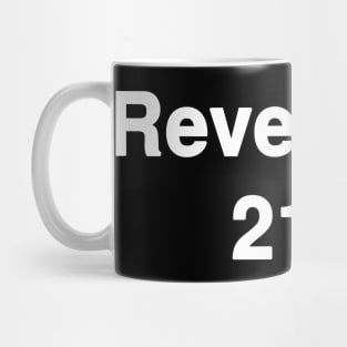 Revelation 21:4  Title Typography Mug